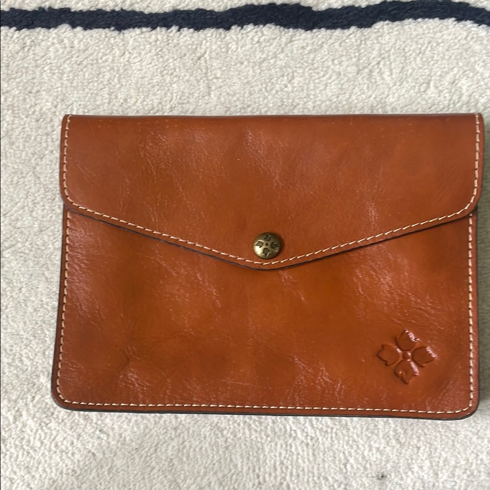 Patricia Nash leather envelope clutch / wallet